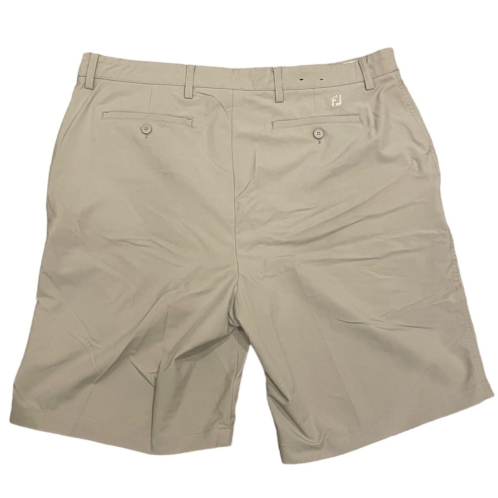 FootJoy FJ ProDry Tour Performance Woven Stretch Golf Shorts Stone Beige Mens 40